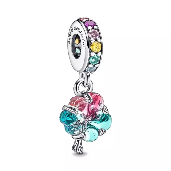 Charm Jewelry - For Pandora - Life is Wonderful Dangle Charm
